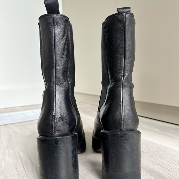 L’intervalle Banton Black Leather Boots EU 37 - Picture 5 of 8